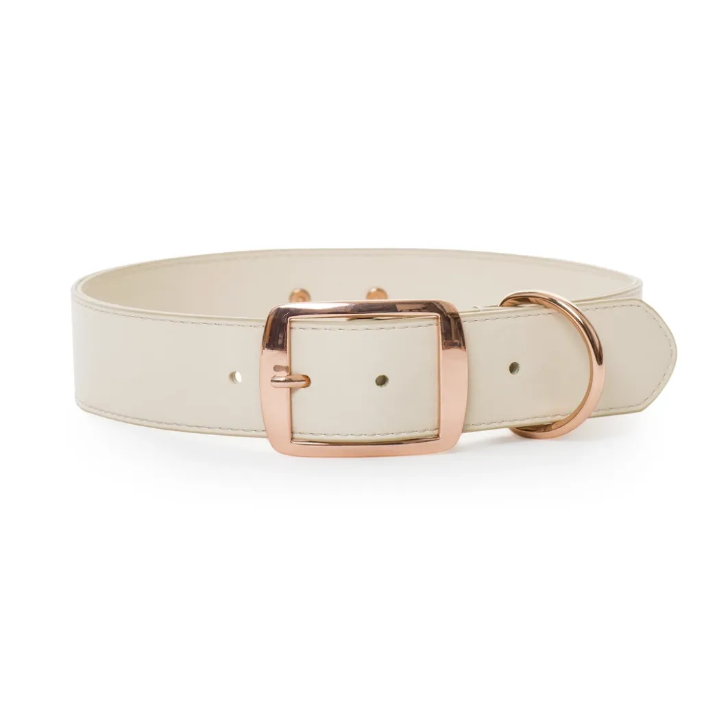 VP Pets Wide Large-Breed Collar ~ Cream