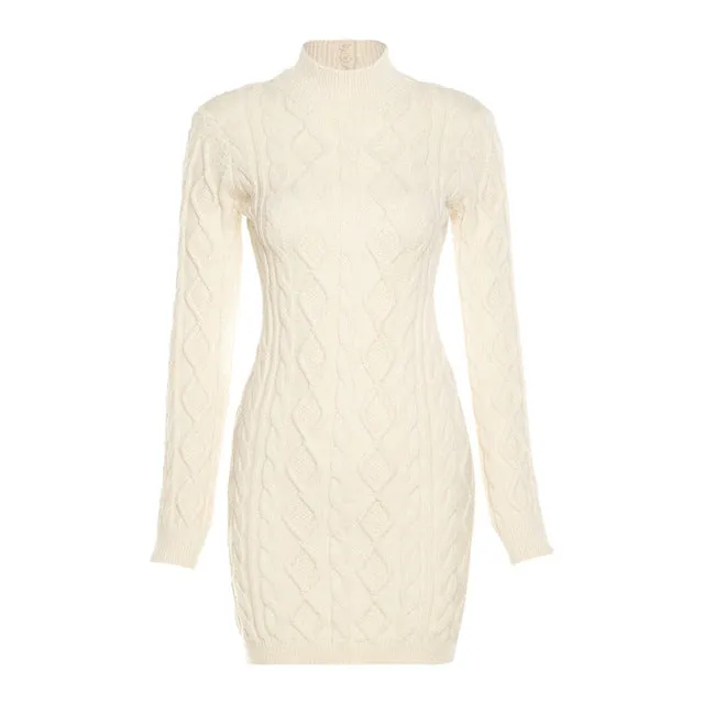 Vvsha Ariana Backless Knitted Dress