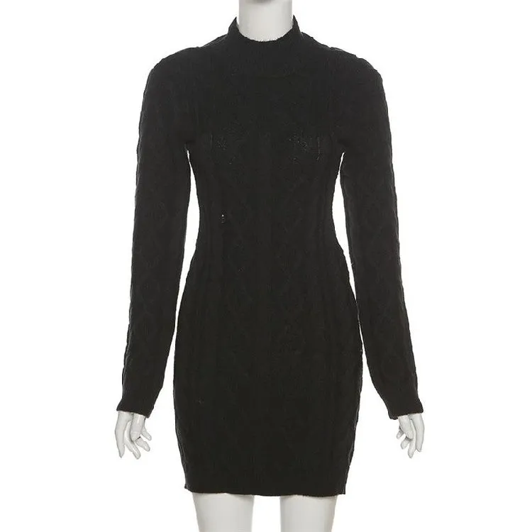 Vvsha Ariana Backless Knitted Dress