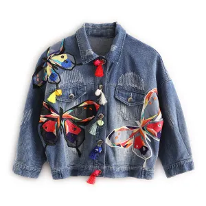 Women's Short Slim Denim Jacket
