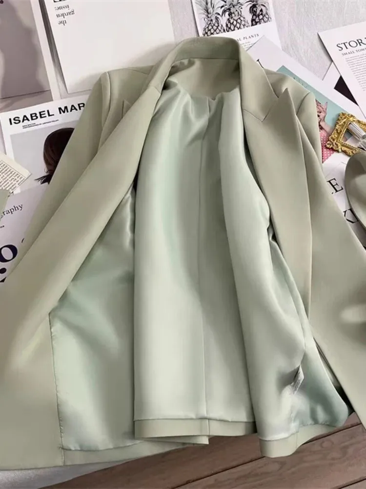 Women's Spring Slim Fit Tie Up Blazer