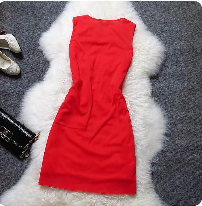 Women's Summer Vintage Sequined Floral Dress